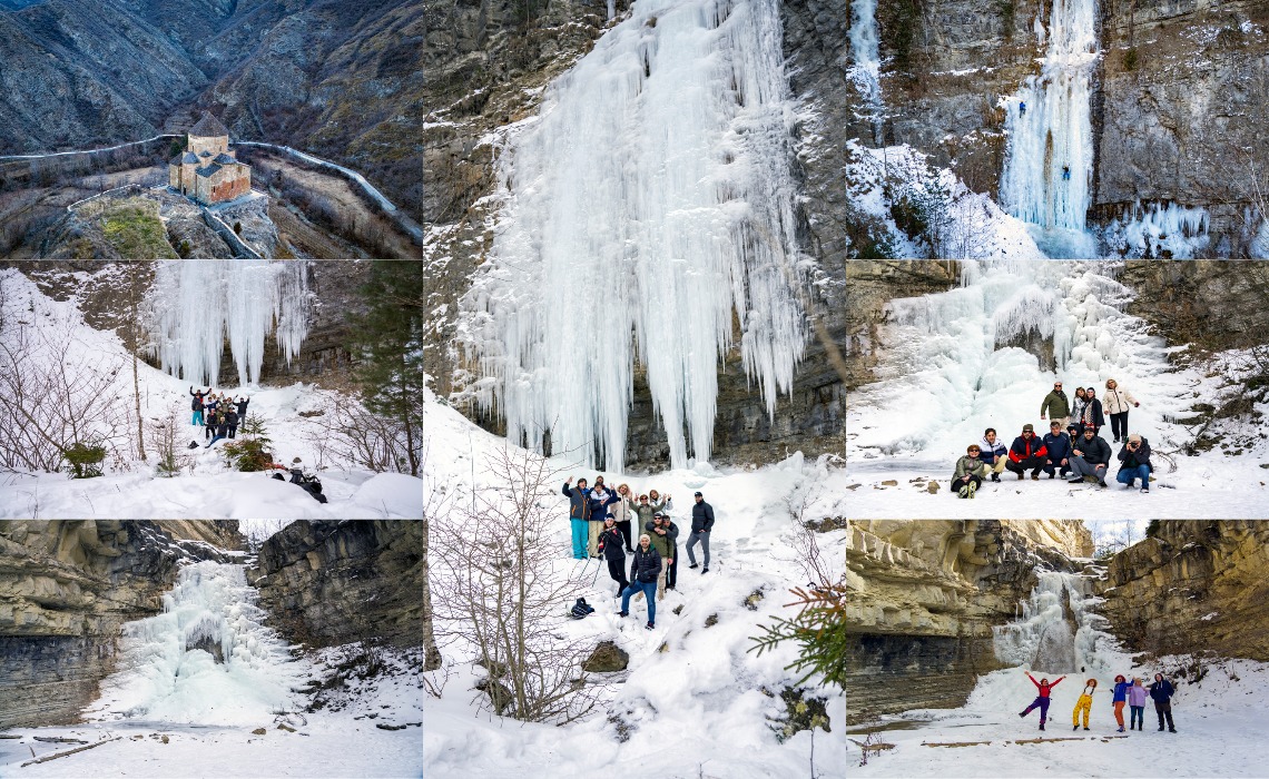 მოგესალმებით 1თებერვალს  (კვირა) ატენის სიონი, გაყინულ ბიისის ჩანჩქერი, გორიჯვარი...................................................................................... 